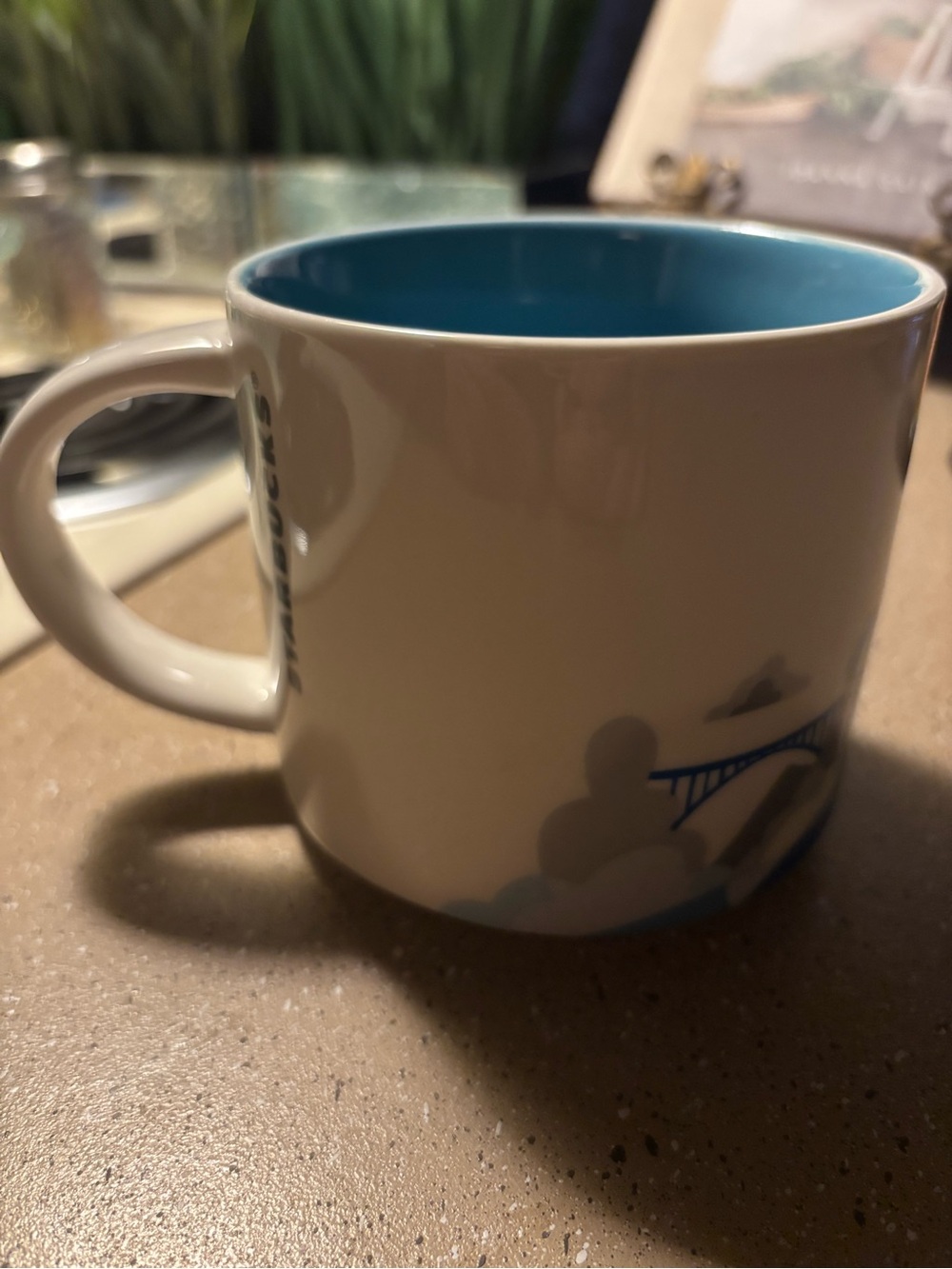 Starbucks Blue and Cream Niagara Falls You Are Here Collectible Mug - Picture 3 of 4